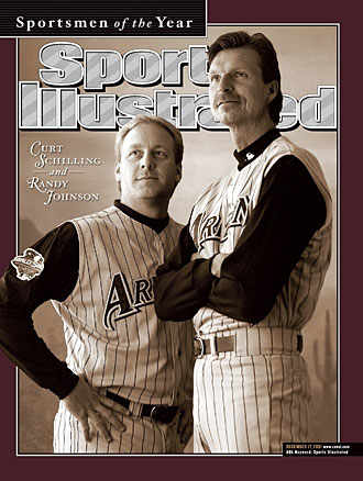 Curt Schilling and Randy Johnson cover