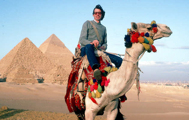 Finch visited Egypt on his way to Tibet and later sent these photos to Peterson.