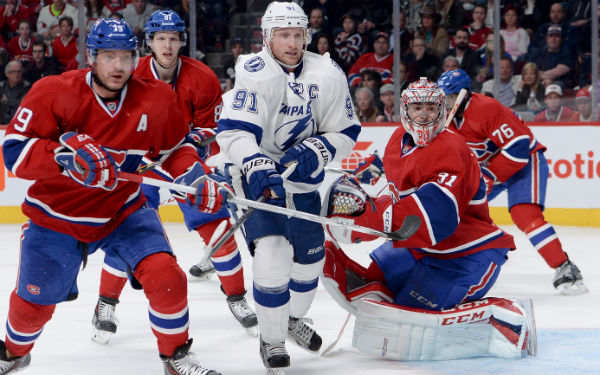 Carey Price (31) stopped 27 shots in Game 3 Sunday. (Francois Lacasse/Getty Images)
