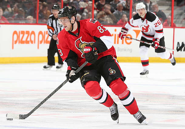 Ales Hemsky of the Ottawa Senators
