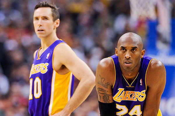 Steve Nash, Kobe Bryant