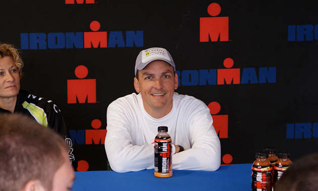 Part of Watkins' recovery plan including setting a goal. He wanted to race an Ironman, a grueling combination of 2.4-mile swim, 112-mile bike ride, and 26.2-mile run.