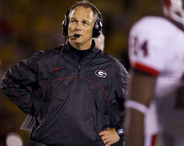 Georgia coach Mark Richt said in a report that the Bulldogs "are trying to make room for guys who want to do things right." (Kansas City Star/Getty Images)