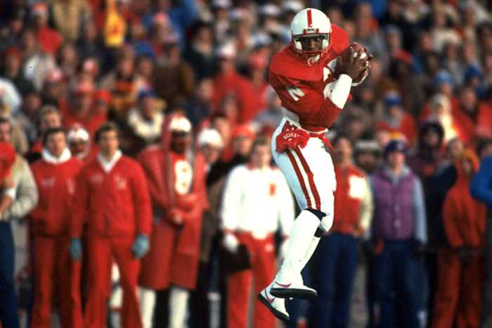 An electric talent on a powerhouse Nebraska team, Fryar also had a string of off-field troubles in Lincoln. (Andy Hayt/Sports Illustrated) 