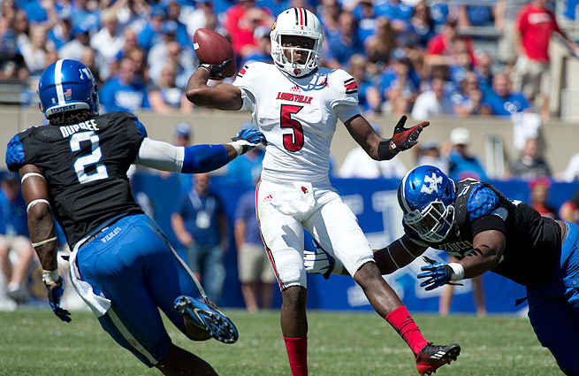 Does Teddy Bridgewater (top) offer the same potential as Andrew Luck or RGIII? Scouts aren't sold.