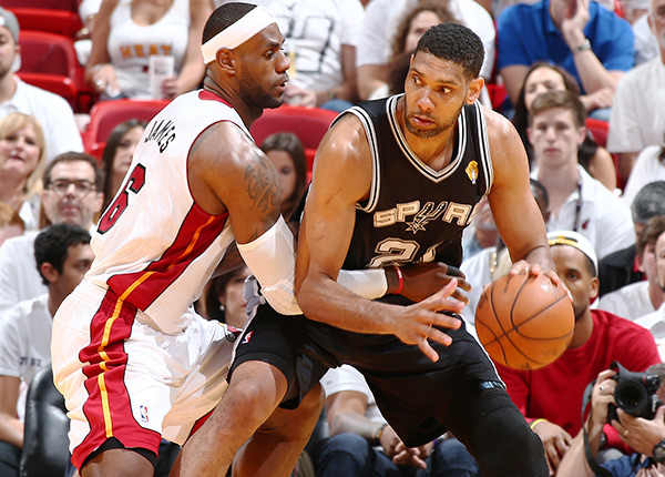 LeBron James; Tim Duncan
