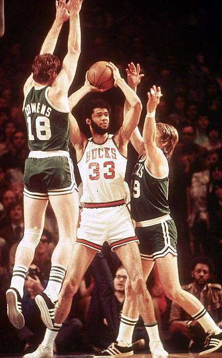 Kareem at the 1974 NBA Finals.