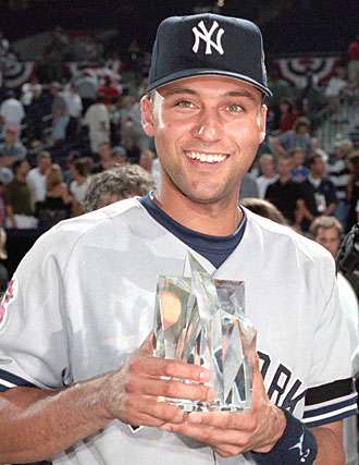 Derek Jeter won the All-Star Game MVP award in 2000.