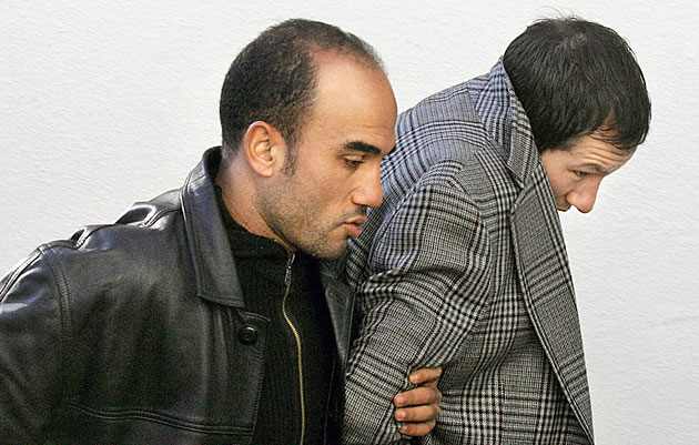 Murray (right) was arrested by Morocco's police, who later discovered drugs in a raid on his home.