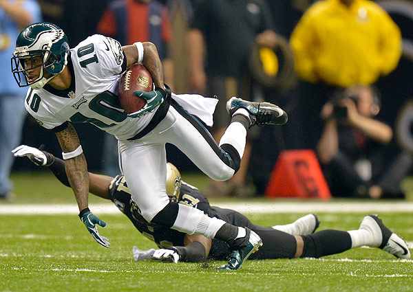 The Eagles may be one of the few teams that can match the Saints' offensive firepower.