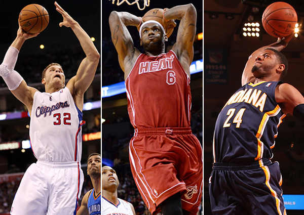 Blake Griffin; LeBron James; Paul George