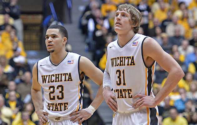 Wichita State's Fred VanVleet (L) and Ron Baker are both projected as top-90 scorers.