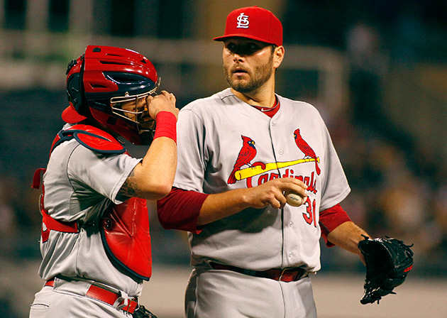 There's still room for improvement with Lynn, who boasts a 3.67 ERA and a 5-2 record so far this season with St. Louis.