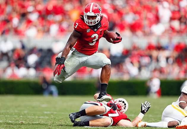 todd gurley leaping