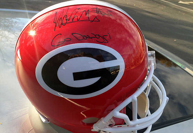 todd gurley signed helmet