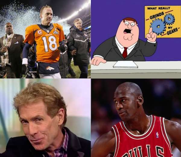 L-R Getty Images; Comedy Central; Getty Images; Twitter/ESPN_FirstTake