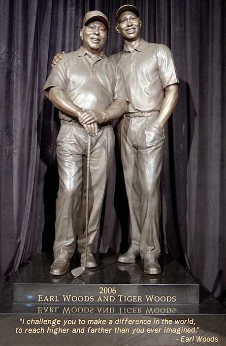 Tiger and Earl Woods