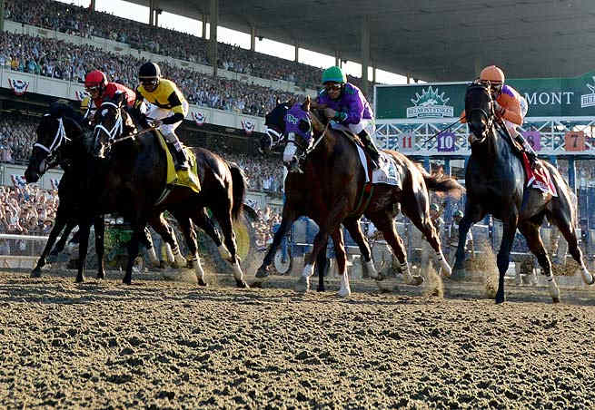 A crowd of 100,000-plus anxiously watched as California Chrome approached Triple Crown history.