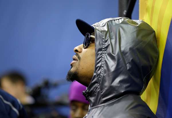 Marshawn Lynch and Media Day... a match made somewhere other than heaven.