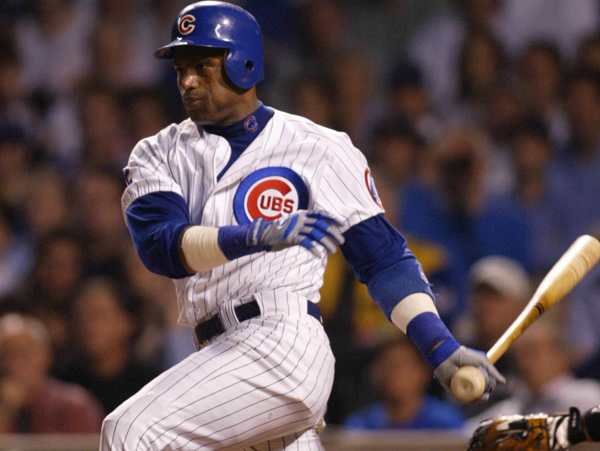 Sammy Sosa wasn't a part of the Cubs' 100th anniversary celebration at Wrigley Field. (Getty Images)