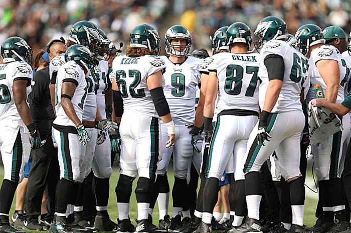 Nick Foles was at the center of history in Oakland.