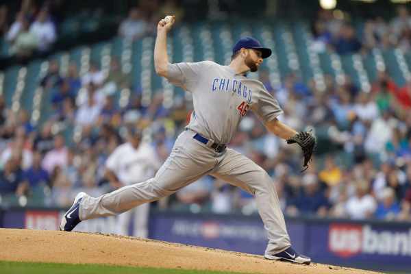 Right-handed pitcher Scott Feldman was traded from the Cubs to the Orioles in a four-player deal. Feldman is 7-6 with a 3.46 ERA in 15 starts with the Cubs this season. (Mike McGinnis/Getty Images)