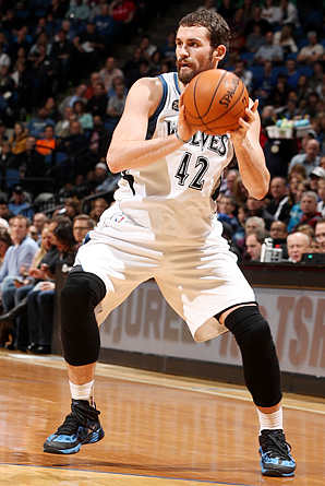 Dirk Nowitzki says Kevin Love (pictured) "is way beyond where I was when I was 25."