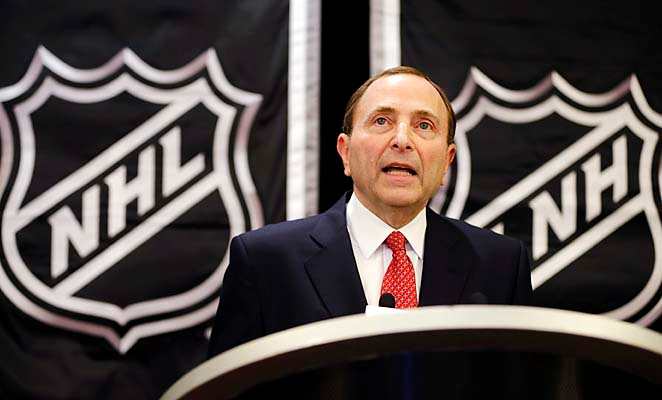 "You really have to limit replay to things that are clear, crystal clear," Gary Bettman said.