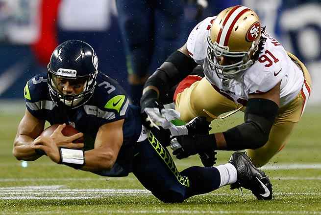 Russell Wilson will try to lead his Seahawks to a second consecutive victory over San Francisco in Seattle.