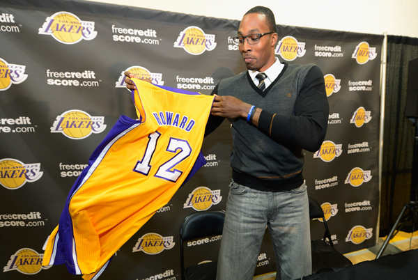 Dwight Howard was a member of the Los Angeles Lakers for less than one year 