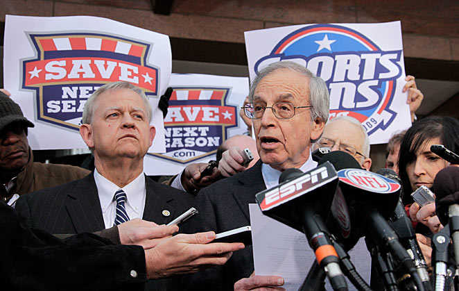 Mediator L. Scot Beckenbaugh (left) worked a miracle in bringing the warring parties together for a deal.