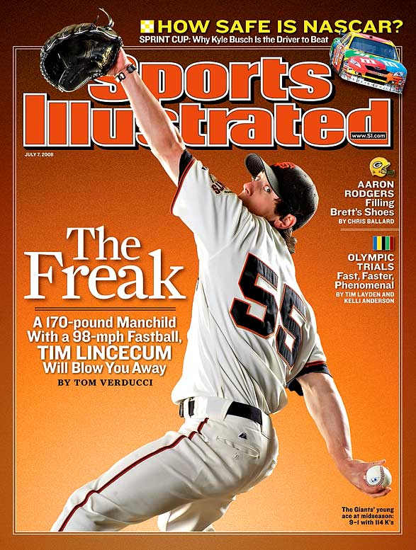Tim Lincecum ”The Freak” SI cover