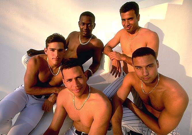 Jeter, Alex Gonzalez, Edgar Renteria, Rey Ordonez and Alex Rodriguez.