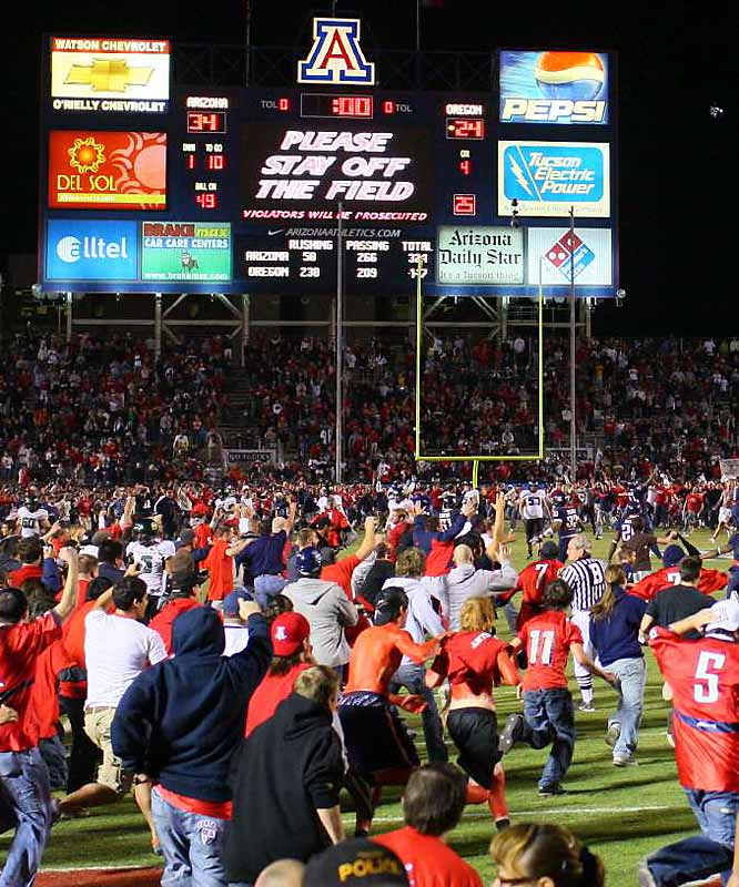 Arizona 34, No. 2 Oregon 24