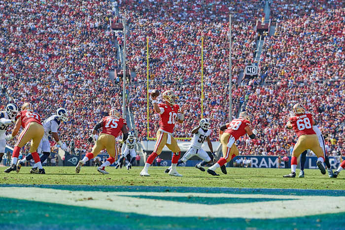 Jimmy Garoppolo, 49ers vs. Rams