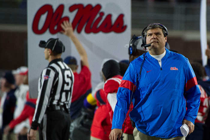Matt Luke, now the O-line coach at Georgia, has ties with current commits at Ole Miss. 