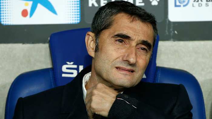 Barcelona manager Ernesto Valverde