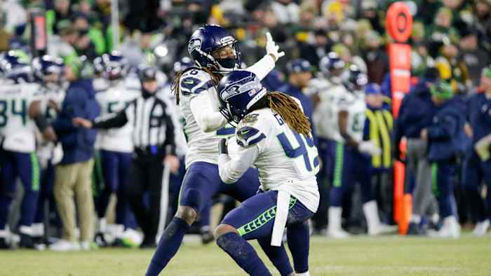 Shaquem and Shaquill Griffin combined for a sack in the NFC Divisional Round.