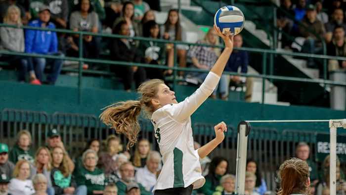 Michigan State Volleyball (PHOTO: MSU SID)
