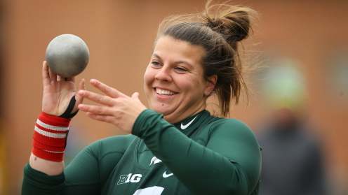 Michigan State senior Katelyn Daniels (PHOTO:  MSU SID)