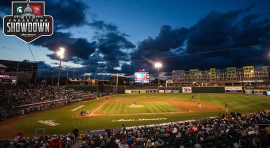 The Crosstown Showdown (PHOTO:  MSU SID)
