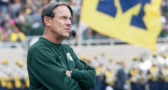 Mark Dantonio vs. UM (PHOTO:  Duffy Carpenter)