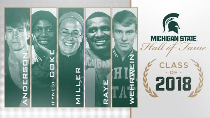 MICHIGAN STATE ATHLETICS ANNOUNCES 2018 HALL OF FAME CLASS (PHOTO:  MSU SID)