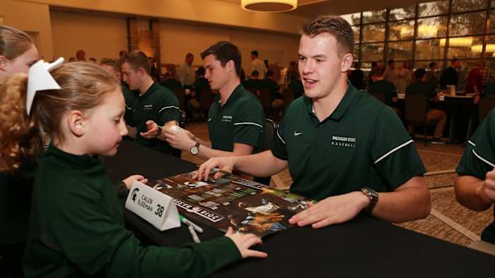 1st Pitch Dinner, MSU Baseball (PHOTO:  MSU SID)