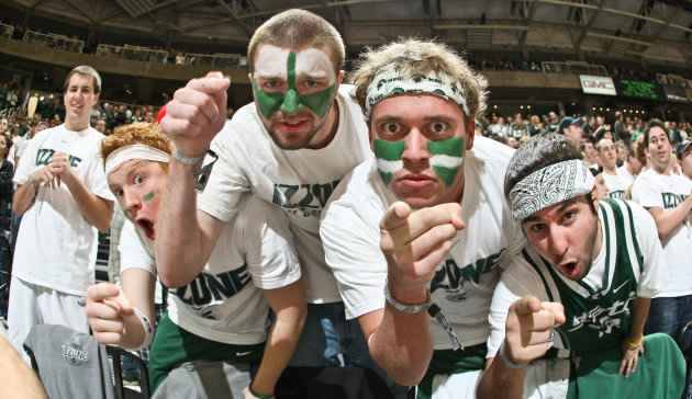 Spartan fans asked to wear white to MSU-Purdue on Sunday. Photo courtesy of MSU SID.