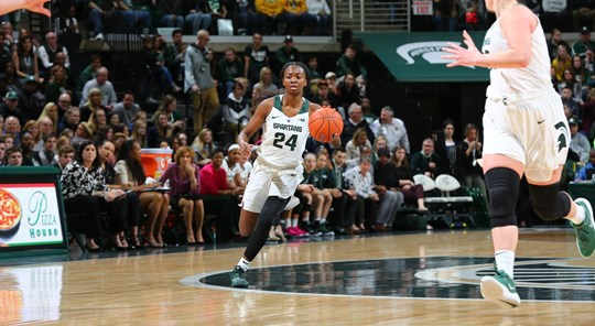 MICHIGAN STATE WOMEN'S BASKETBALL (PHOTO:  MSU SID)
