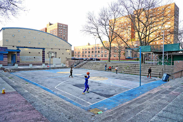 The Hole in Brownsville, where Fly felled so many foes—and a few blocks from the Rec Center.