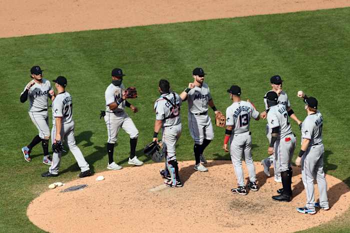The Marlins were scheduled to play the Orioles this week before hosting the Nationals for a three-game series over the weekend.