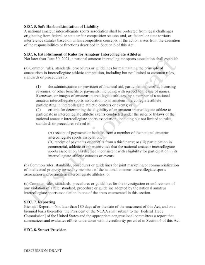 NCAA NIL Draft Language -3