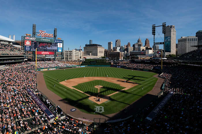 General view of Comerica Park